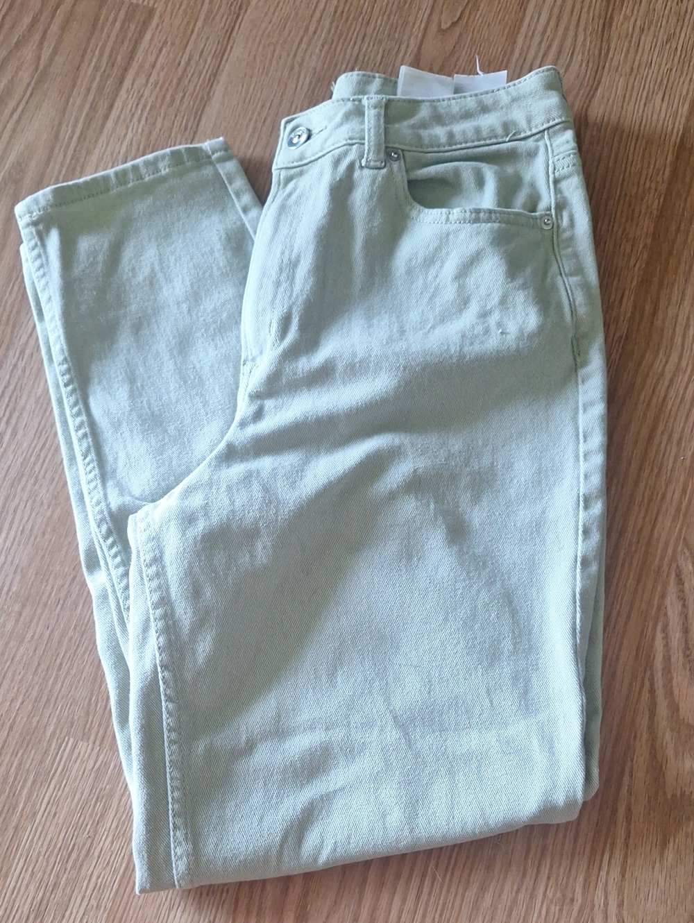 Divided Slim Tapered Pants in Light Sage